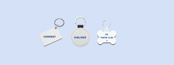 Wie personalisiert man einen Schlüsselanhänger durch Sublimation?