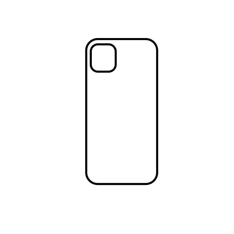 Coque sublimation 2D TPU pour Apple iPhone 15 Pro Max, 15 Pro, 15 Plus, 14, 13, 12, 11, XS, XR, X, SE, 8, 7, 6, 5, 4. La plaque arrière en aluminium dédiée à la sublimation permet la personnalisation de la coque.