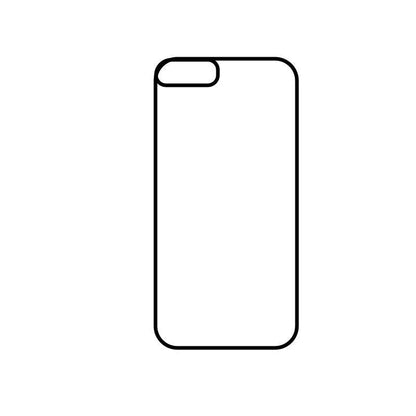 Coque Sublimation Apple - Contour noir - Coque-sublimation.fr