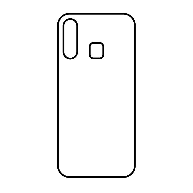 Coque sublimation 2D TPU pour Samsung Galaxy M40S, M40, M34, M15, M14, M13, M12, M10. La plaque arrière en aluminium dédiée à la sublimation permet la personnalisation de la coque.