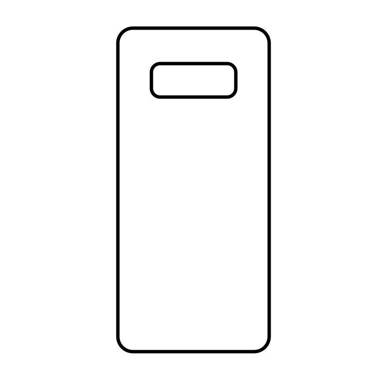 Coque sublimation 2D TPU pour Samsung Galaxy Note 20 Ultra, 20 10 Pro, 10, 9, 8. La plaque arrière en aluminium dédiée à la sublimation permet la personnalisation de la coque.