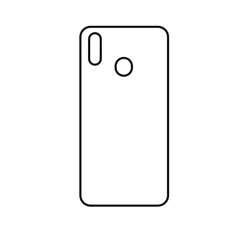 Coque-sublimation.fr Coque Sublimable Huawei P20 Lite Coque Sublimation Huawei P - Contour noir Coque Sublimation Huawei P - Contour noir