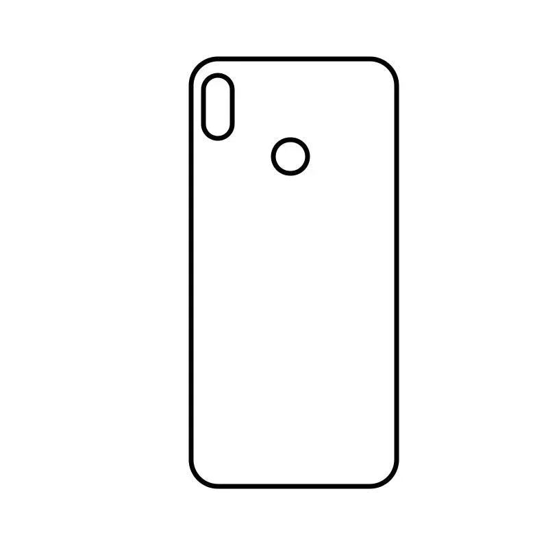 Coque-sublimation.fr Coque Sublimable Huawei P Smart 2019 Coque Sublimation Huawei P - Contour noir Coque Sublimation Huawei P - Contour noir