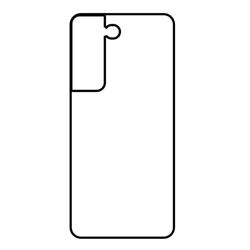 Coque sublimation 2D TPU pour Samsung Galaxy S24 Ultra, S24 Plus, S24, S23, S23 FE, S22, S21, S20, S10, S10 E, S9, S8, S7, S7 Edge, S6, S5 Mini, S5. La plaque arrière en aluminium dédiée à la sublimation permet la personnalisation de la coque.