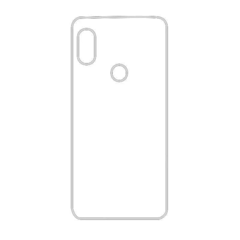 Coque-sublimation.fr Coque Sublimable Xiaomi Redmi Note 6 Coque Sublimation Xiaomi Redmi Note - Contour transparent Coque Sublimation Xiaomi Redmi Note - Contour transparent