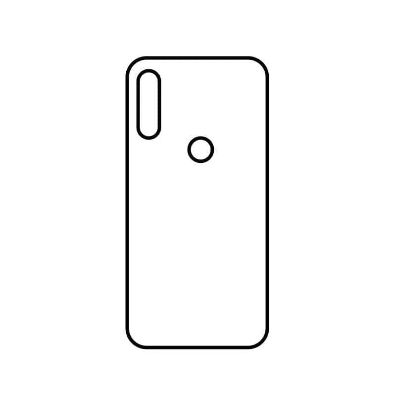 Coque-sublimation.fr Coque Sublimable Huawei Y6 Pro 2019 Coque Sublimation Huawei Y - Contour noir Coque Sublimation Huawei Y - Contour noir