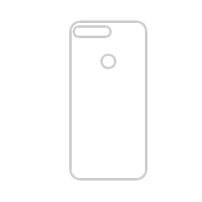 Coque sublimation 2D TPU pour Huawei Y9 Prime, Y9, Y7 Pro, Y7, Y6, Y5. La plaque arrière en aluminium dédiée à la sublimation permet la personnalisation de la coque.