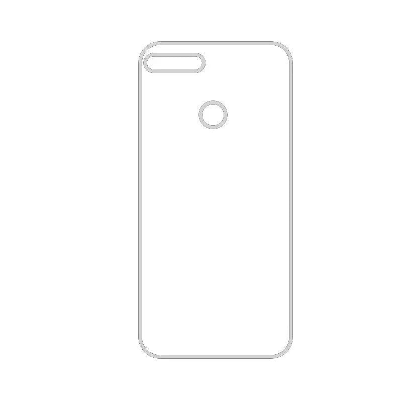 Coque-sublimation.fr Coque Sublimable Huawei Y9 2019 Coque Sublimation Huawei Y - Contour transparent Coque Sublimation Huawei Y - Contour transparent