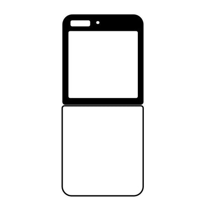 Coque sublimation 2D TPU pour Samsung Galaxy Z Flod 5, Z Fold 4, Z Flip 4, Z Flip 5. La plaque arrière en aluminium dédiée à la sublimation permet la personnalisation de la coque.