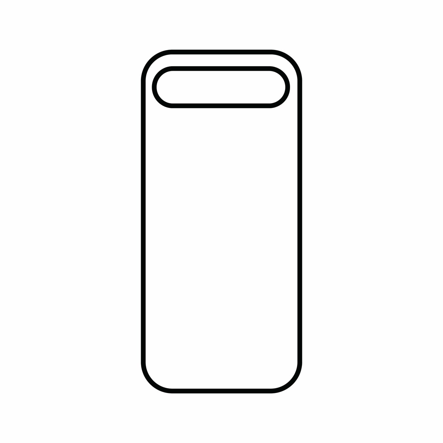 Hülle Sublimation Apple Kompatibel MagSafe - Schwarzer Rand